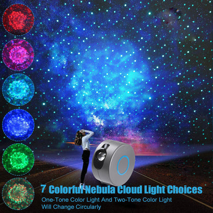 Galaxy Starry Sky Rotating Projector with LED Laser