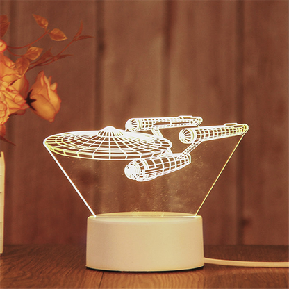 3D LED Night Light Lamp