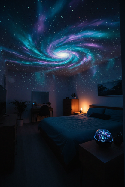 Galaxy Projector with Wall Lighting